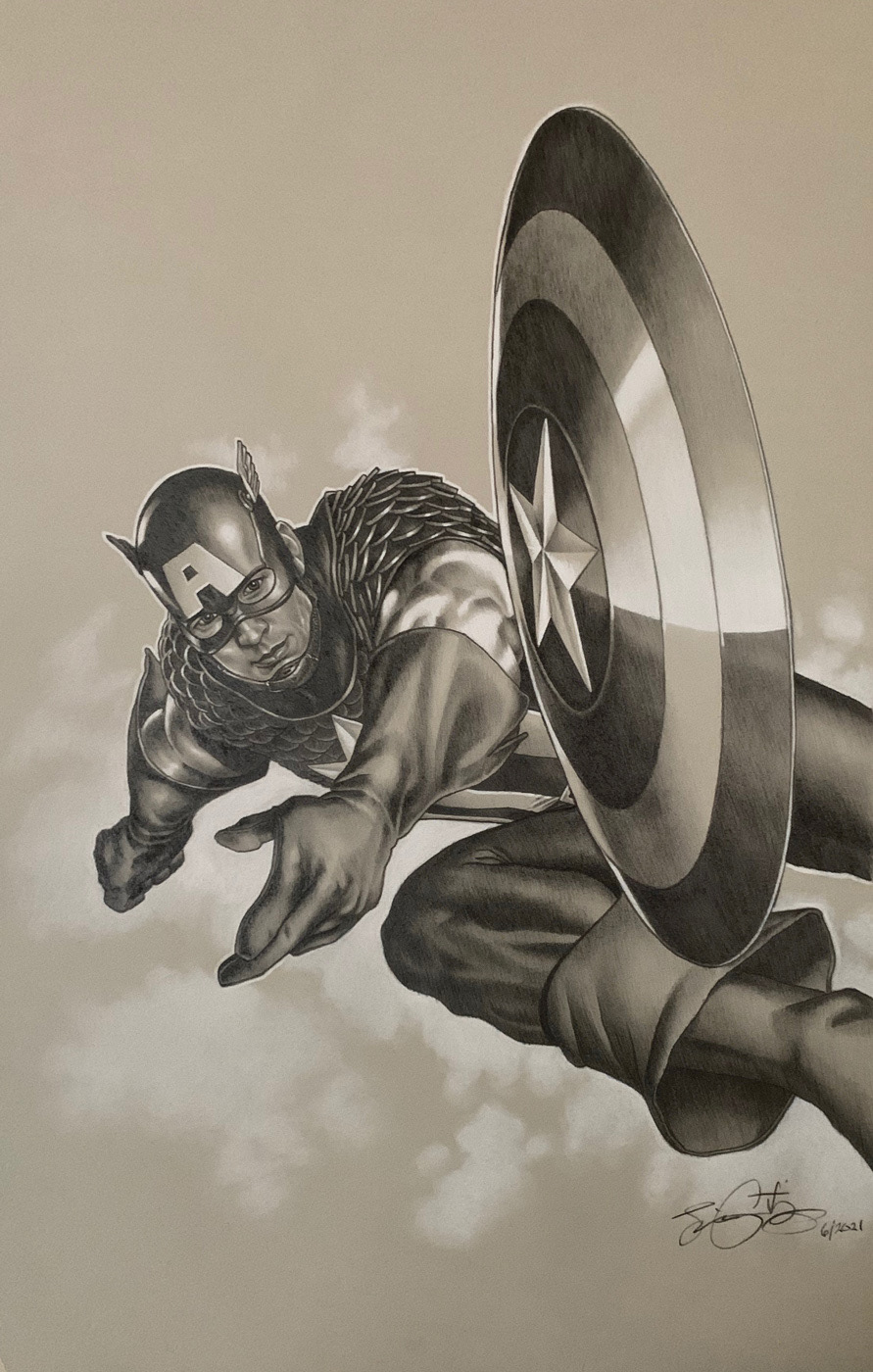 Captain America Drawing | Fandom