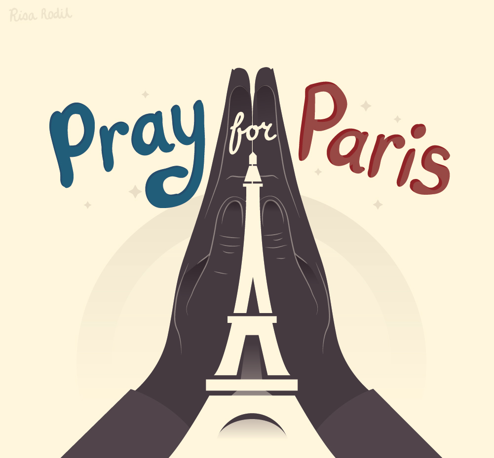 Pray for Paris on Behance
