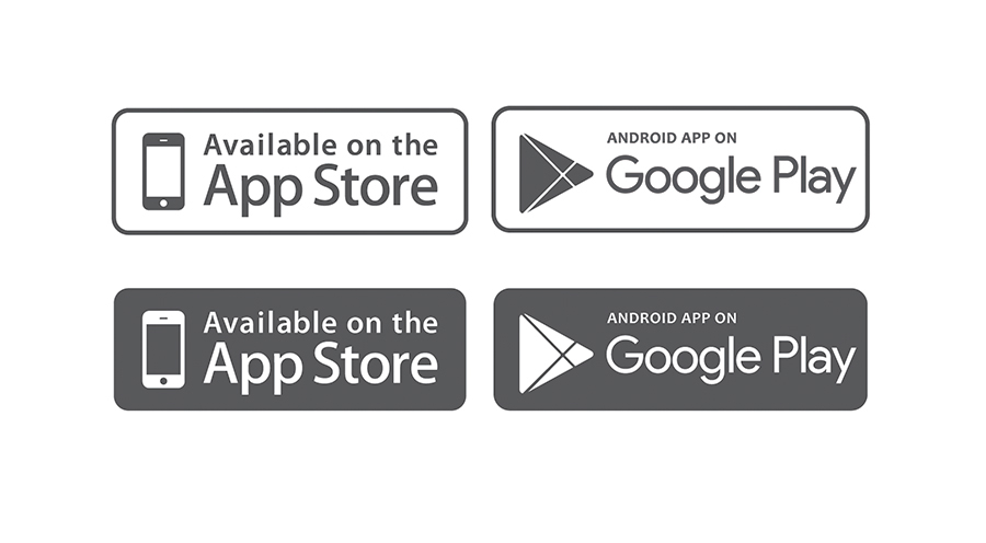 App Store and Google Play Logo PNG Vector (EPS) Free Download