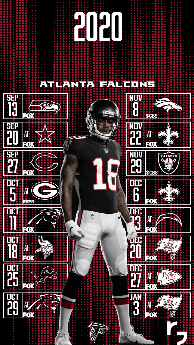 2020 Atlanta Falcons Schedule Wallpapers on Behance