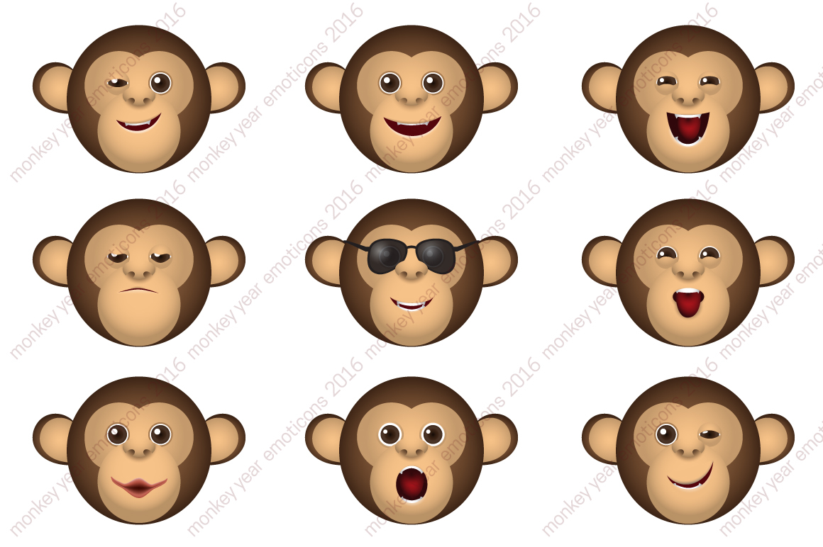 animated monkey emoticon