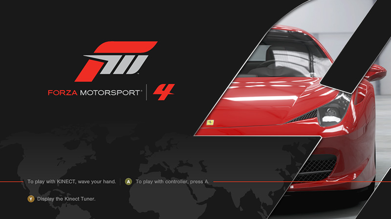 Forza Motorsport 4 UI