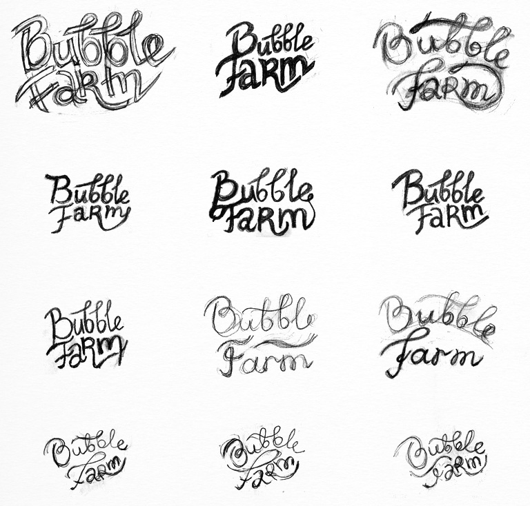Bubble Farm logo | Behance