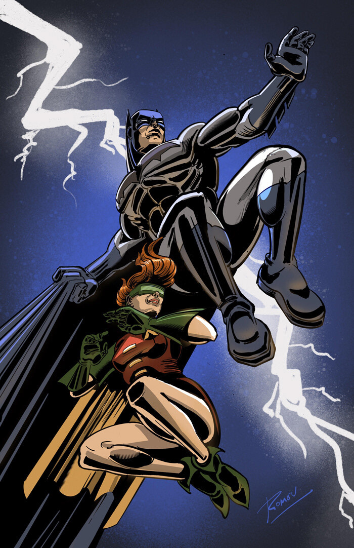 dark knight returns comic art