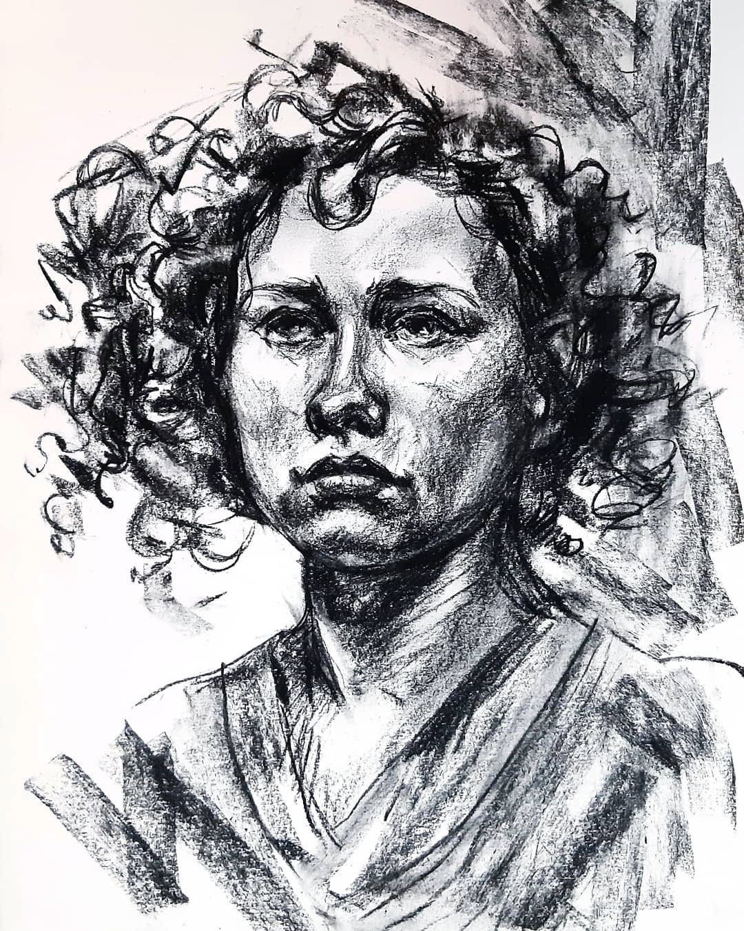 Drawing Charcoal Portraits