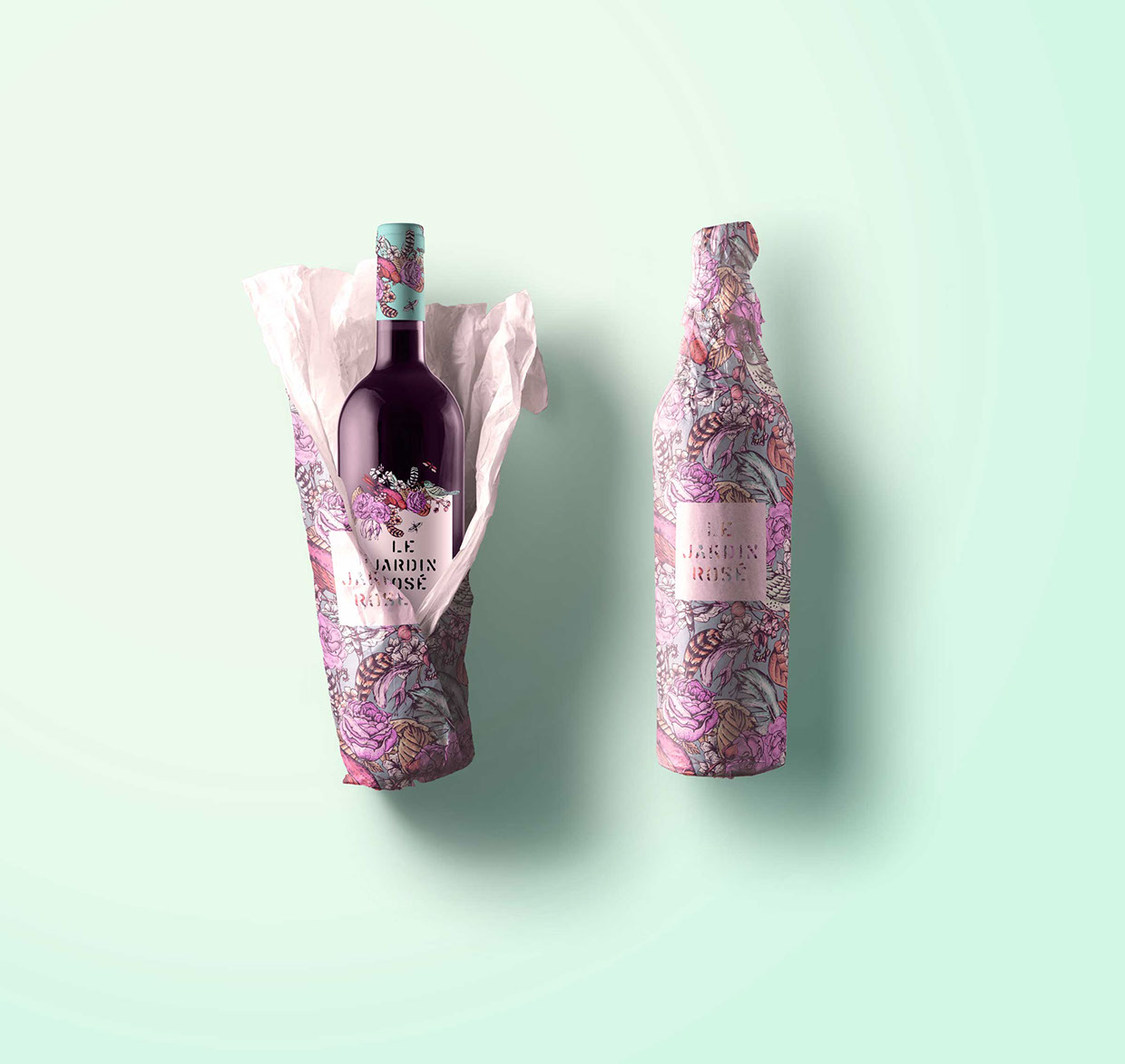 Le Jardin Tattoo Wine - Packaging