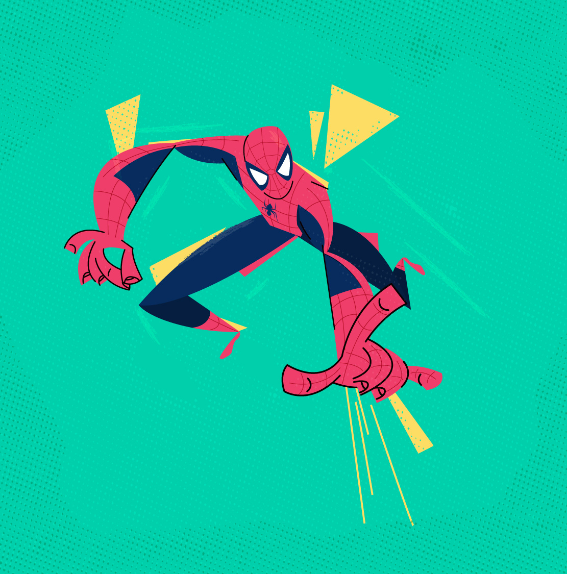 The Easiest Way to Draw Spider-Man