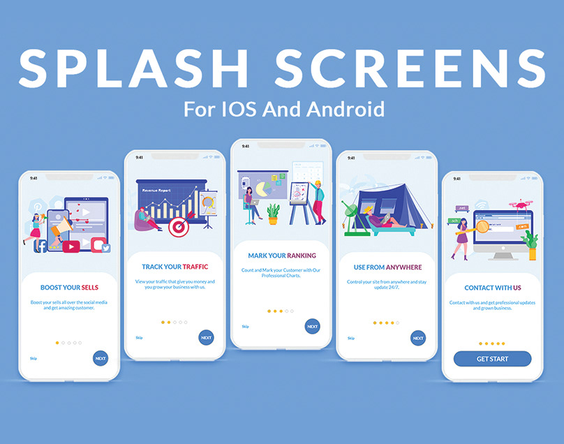 Food Splash Screen App UI Templates | ThemeForest