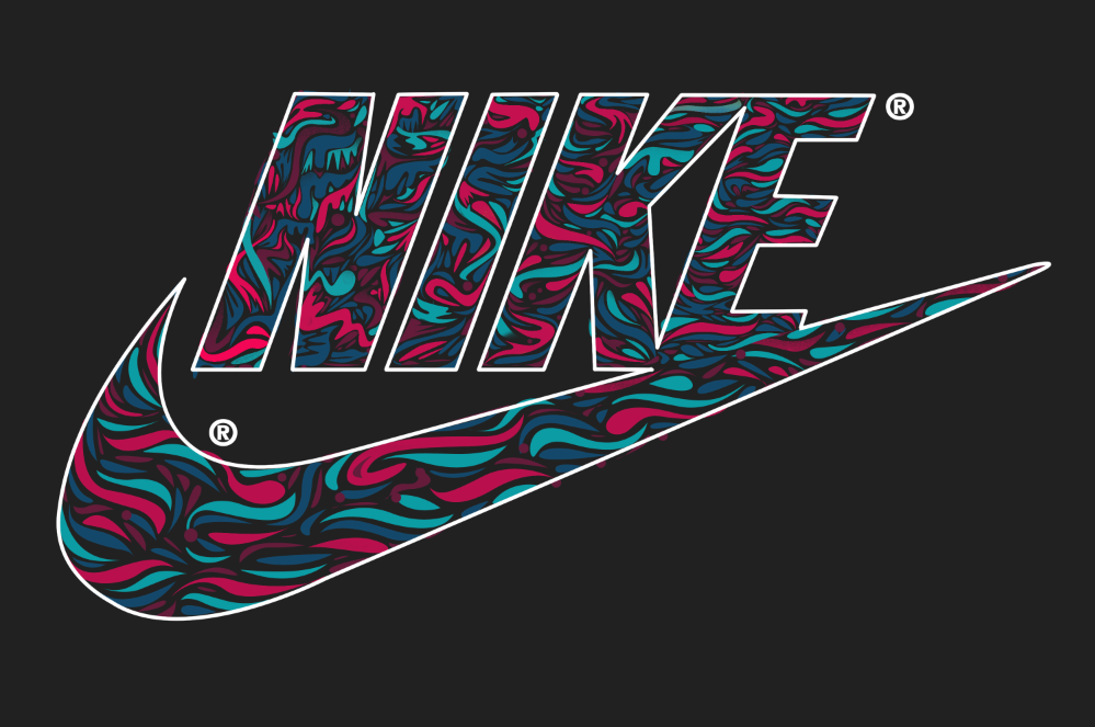 Colorful Nike Logos