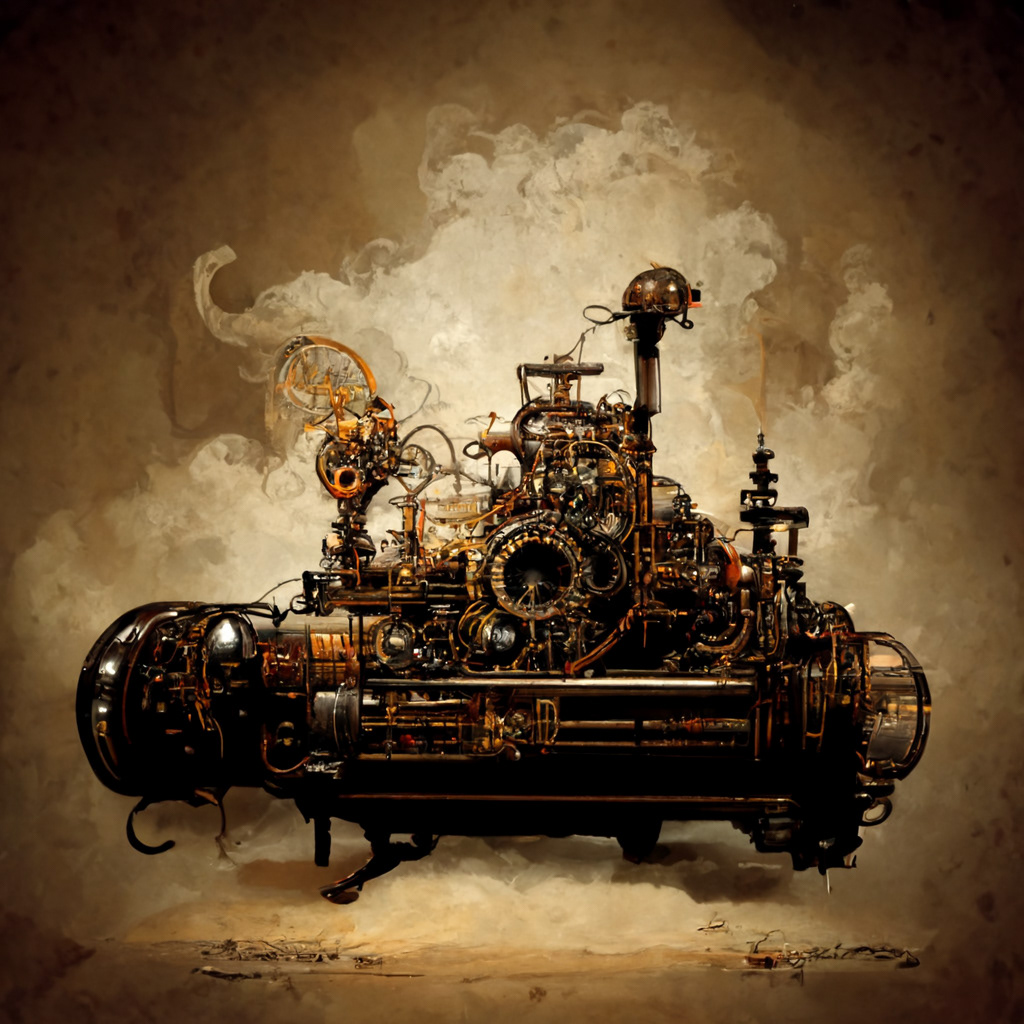 Early Steampunk Espresso Machine :: Behance