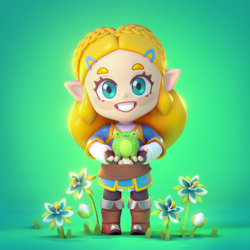 Link from the Legend of Zelda - Finished Projects - Blender Artists  Community