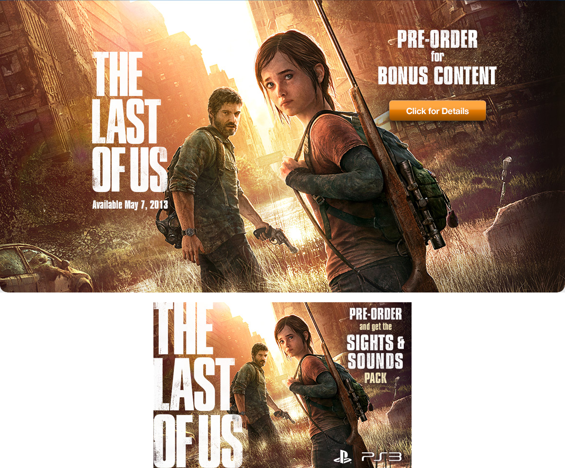 The Last of Us On PS3 May 7th, 2013: Pre-order Bonuses, New