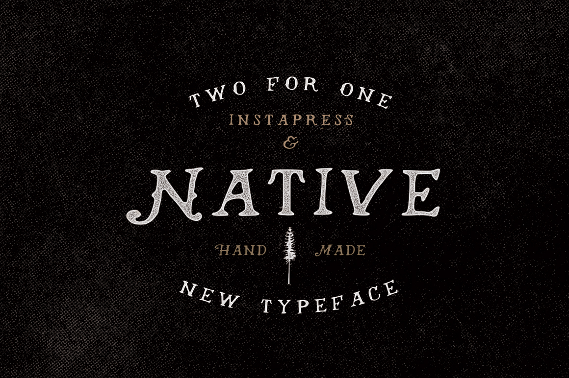 Native only. Шрифты для фотошопа Adventure. Native Type.