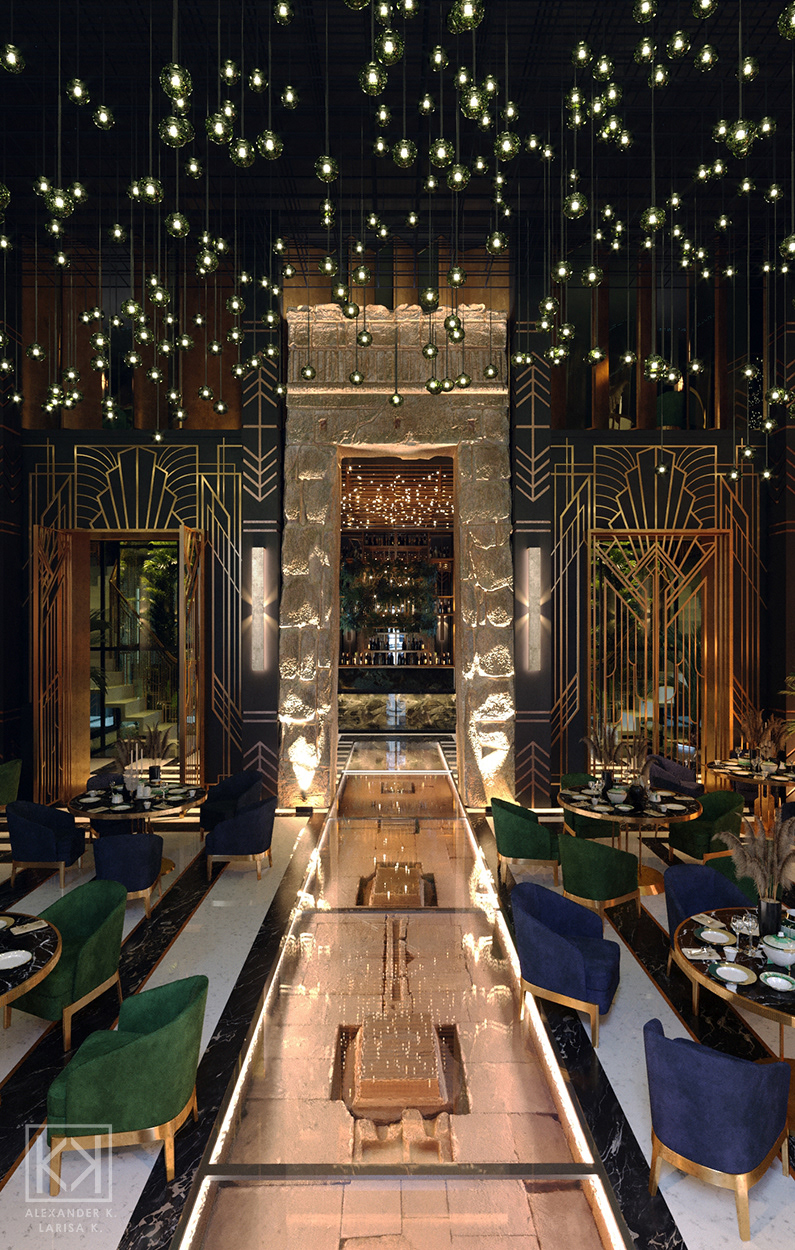 Lagom Studio - • Art Deco Restaurant • . . 📍Cairo - Egypt... | Facebook