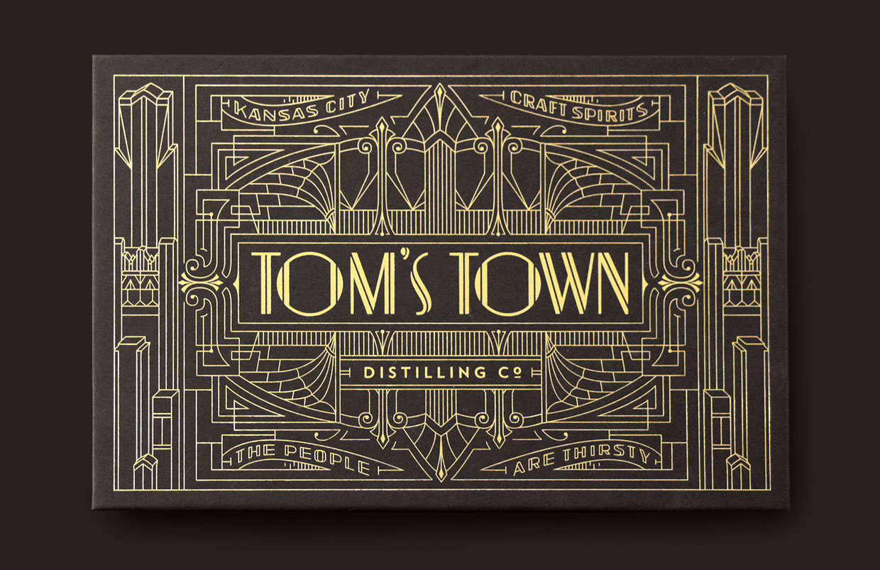 Tom's Town Branding