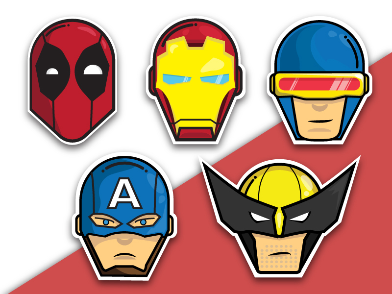 Marvel Stickers :: Behance