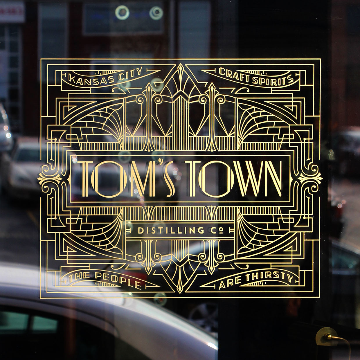 Tom's Town Branding