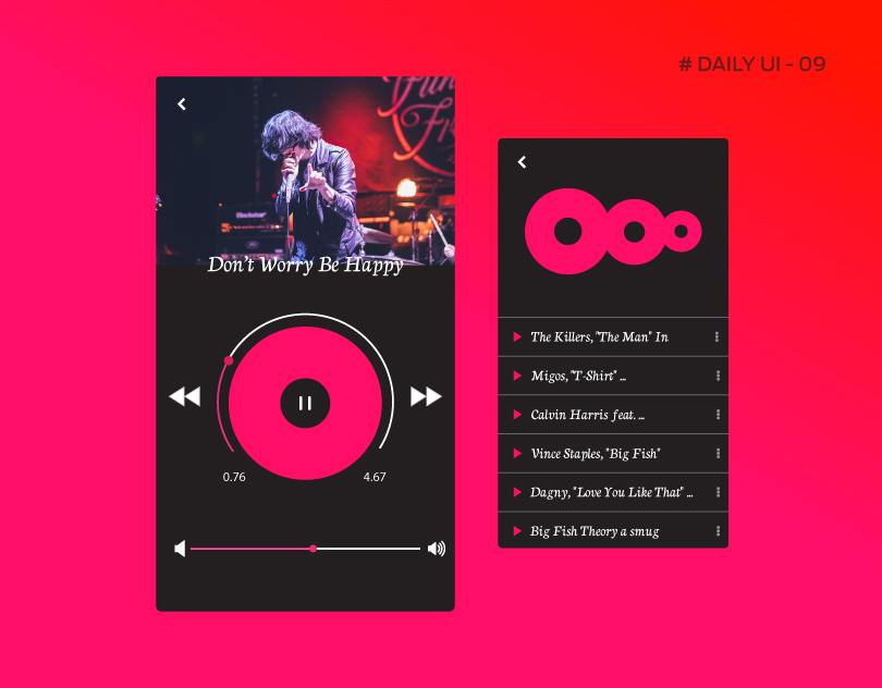 Music Player UI Design on Behance