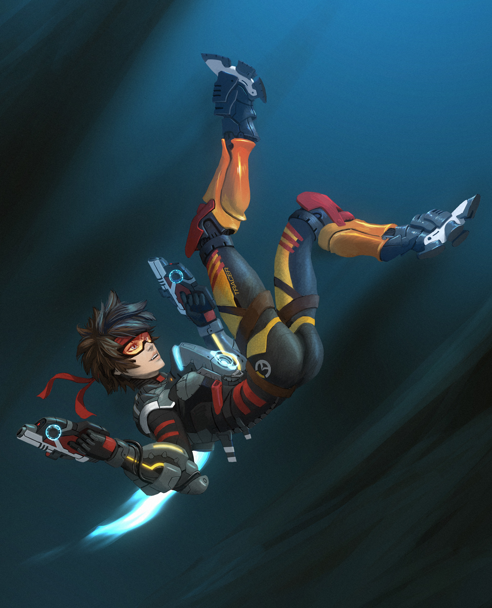 Tracer - Overwatch - Fan Art on Behance