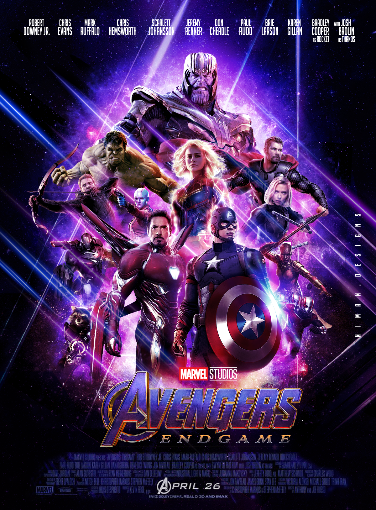 Avengers Endgame Poster :: Behance