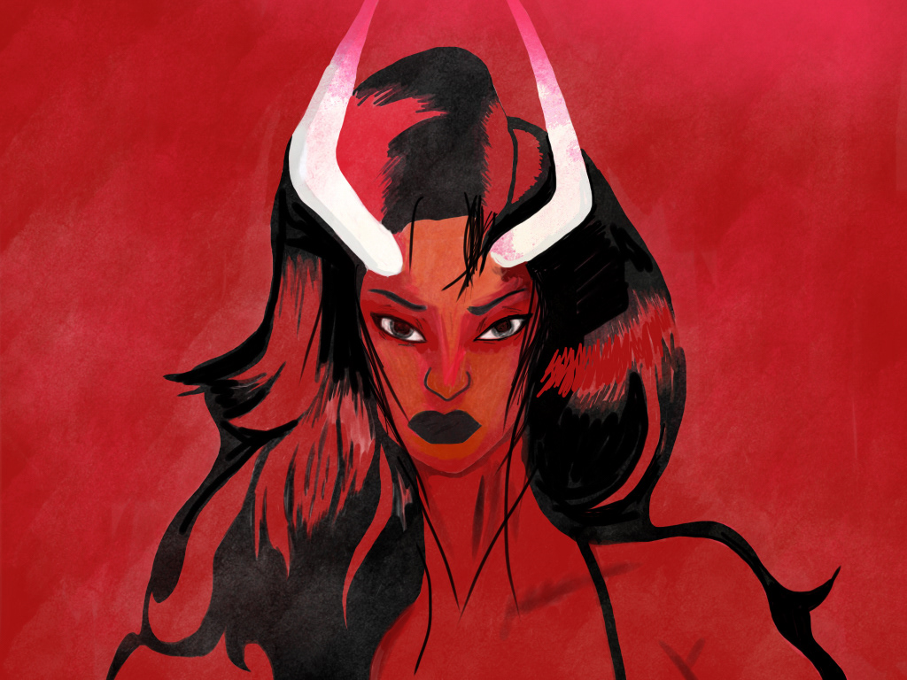 Red Devil Woman test.