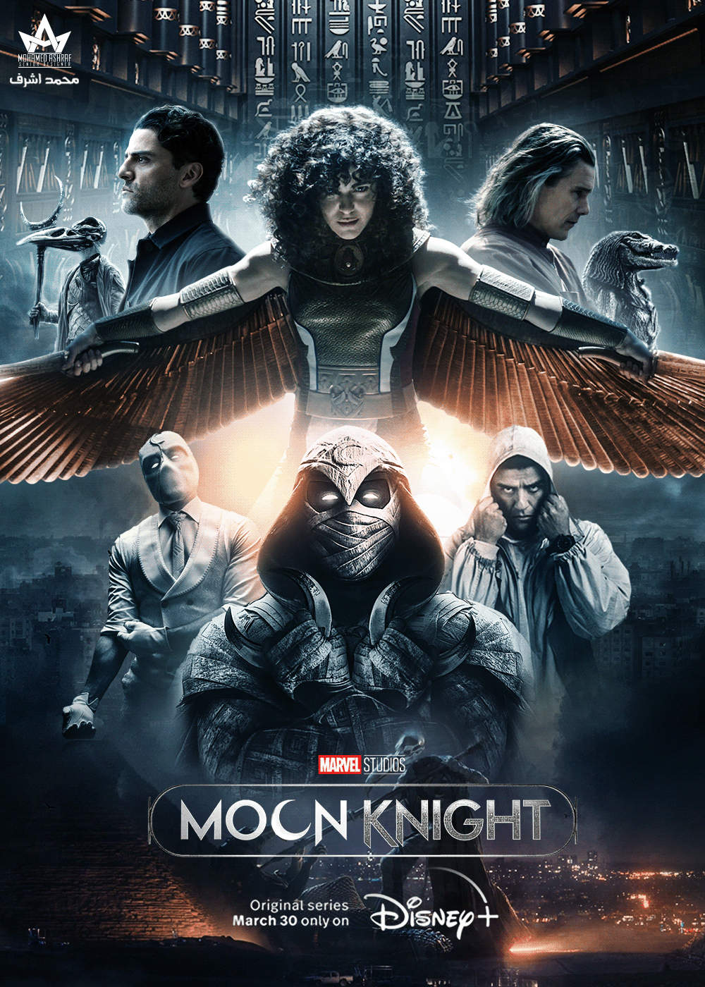 Moon knight poster on Behance