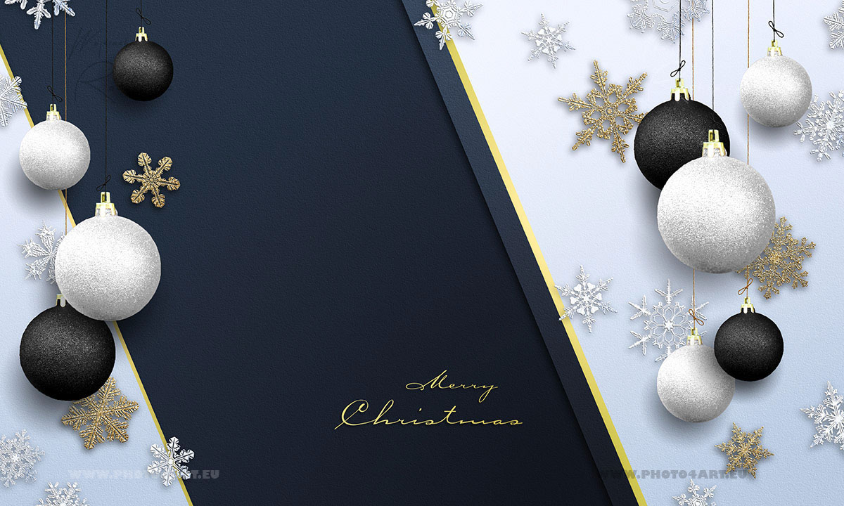 Merry Christmas - background with golden glitter on Behance