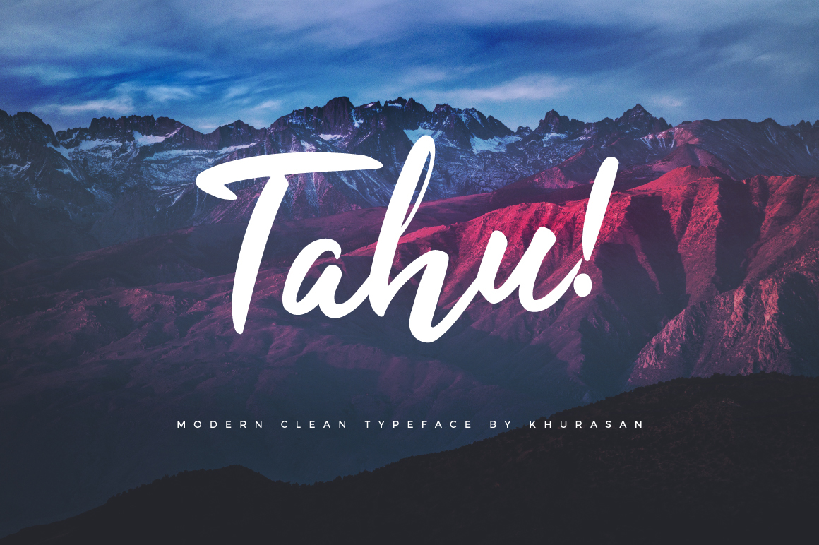 TAHU! - FREE SCRIPT FONT on Behance