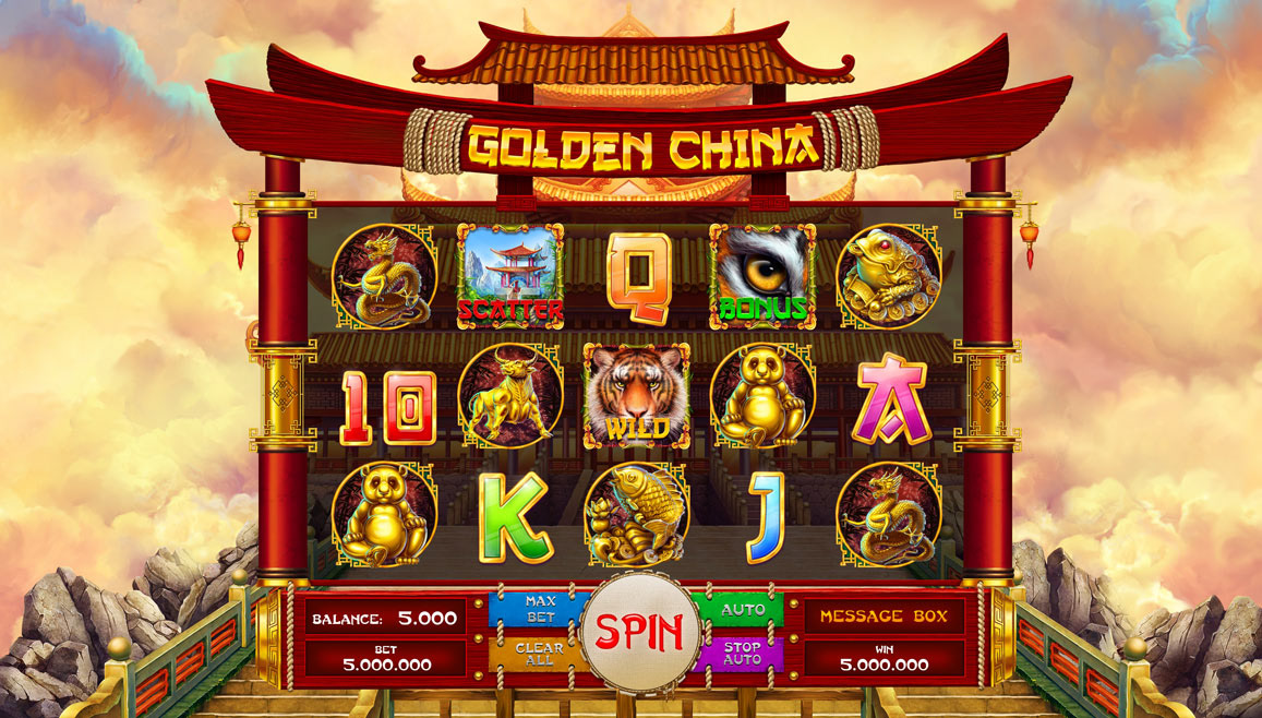 Online slot machine – “Golden China” :: Behance