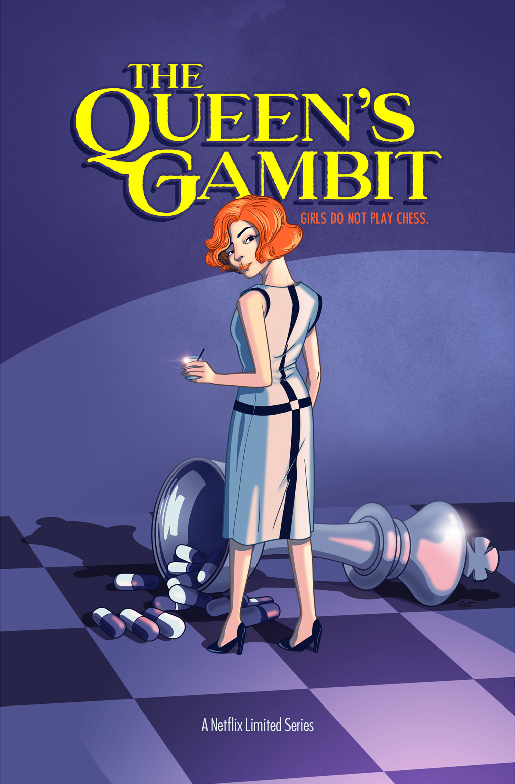 Queen's Gambit - Netflix on Behance