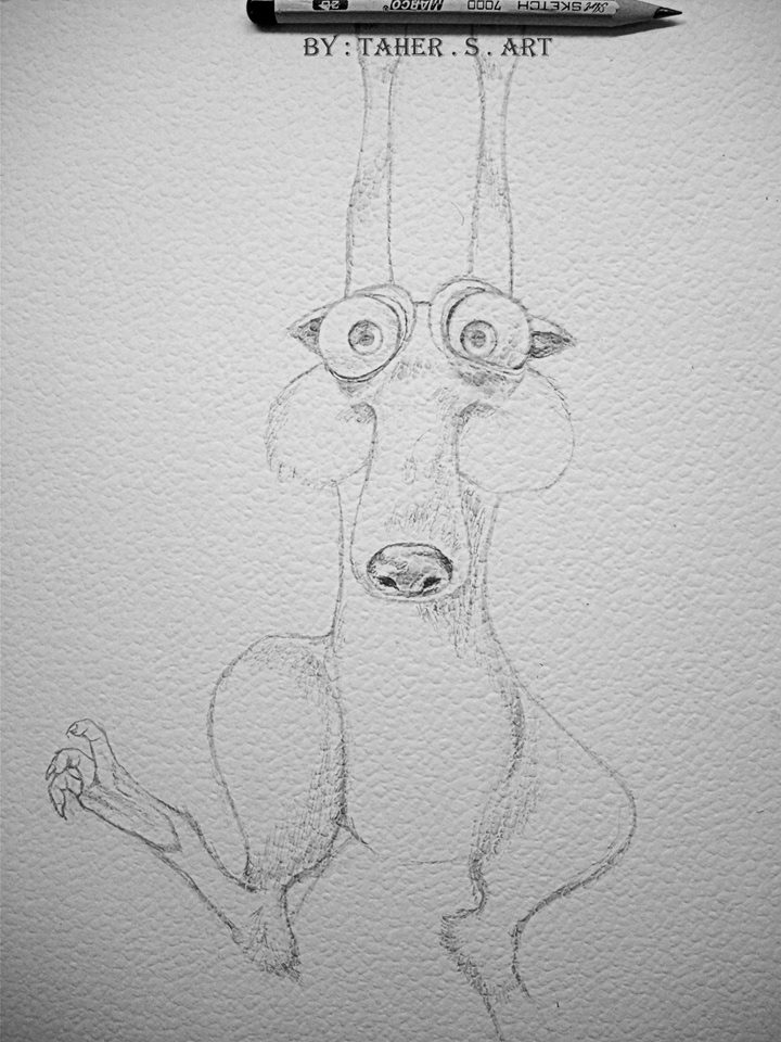 Ice Age Collision Course: How to Draw Sid
