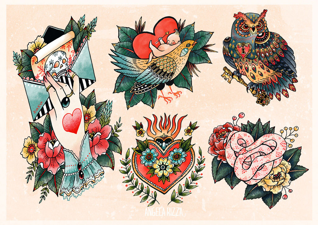 Discover more than 61 valentines day tattoo flash best - in.cdgdbentre