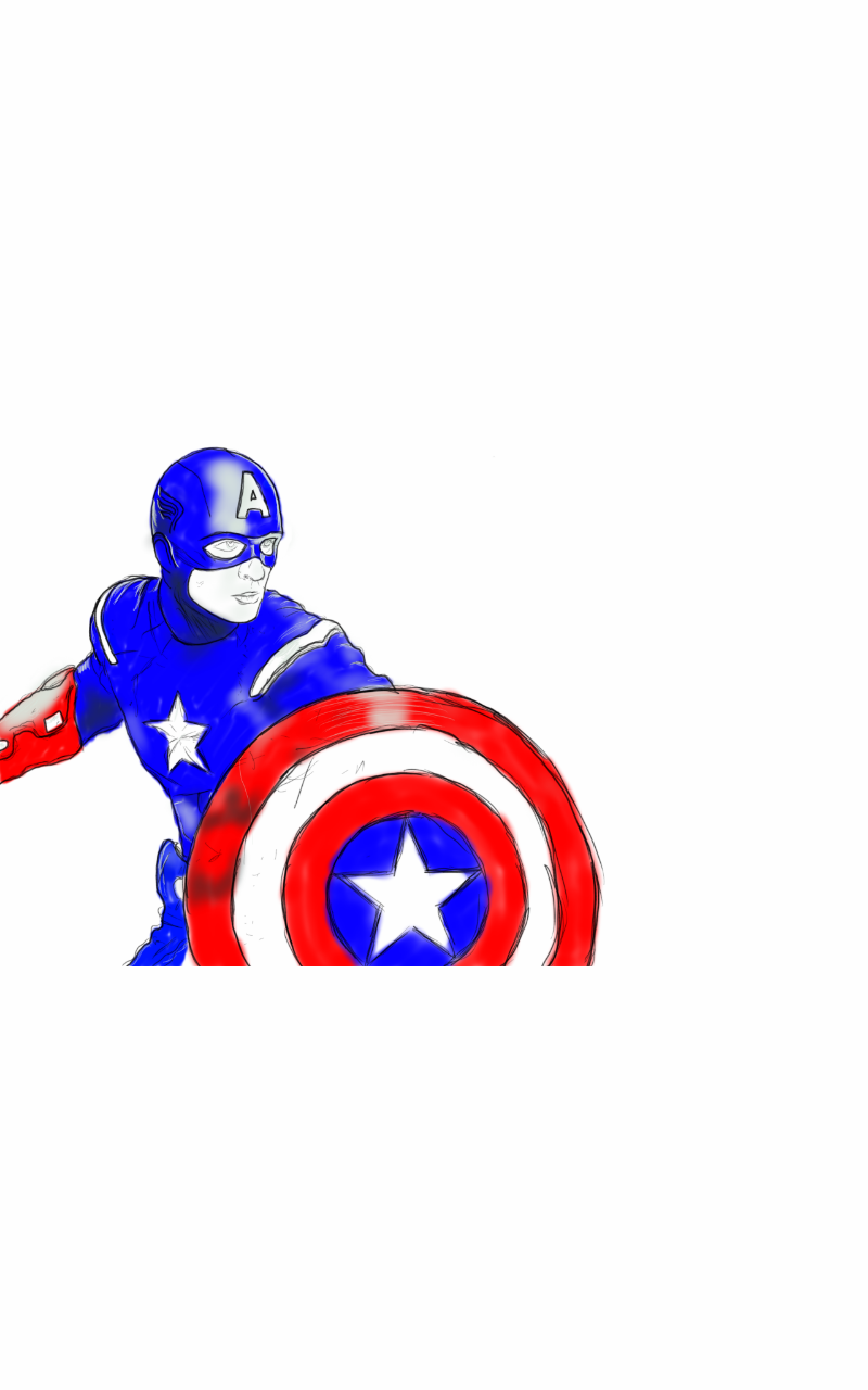 Captain America Drawing! | Marvel Amino-saigonsouth.com.vn