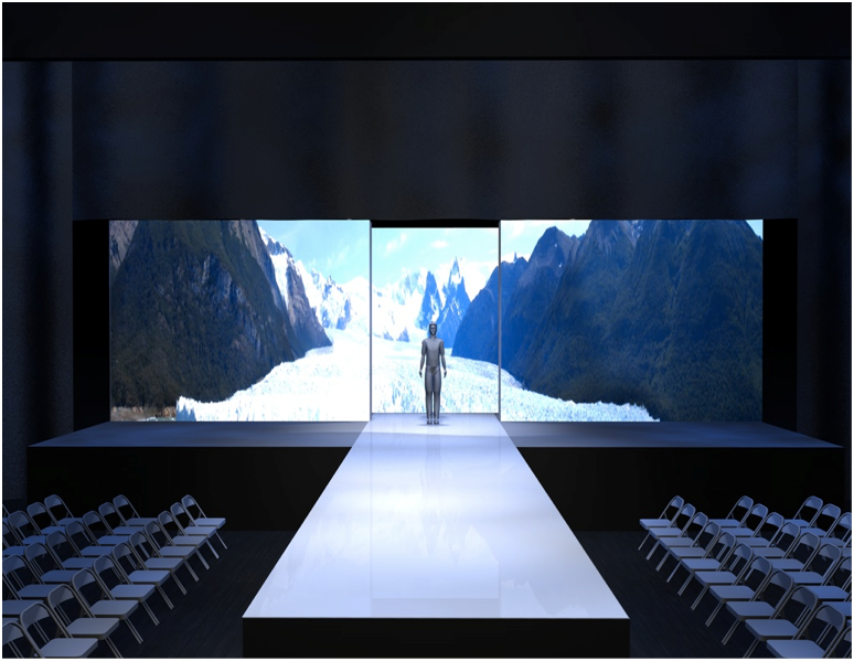 Fashion Show Stage Design - 3D Render 