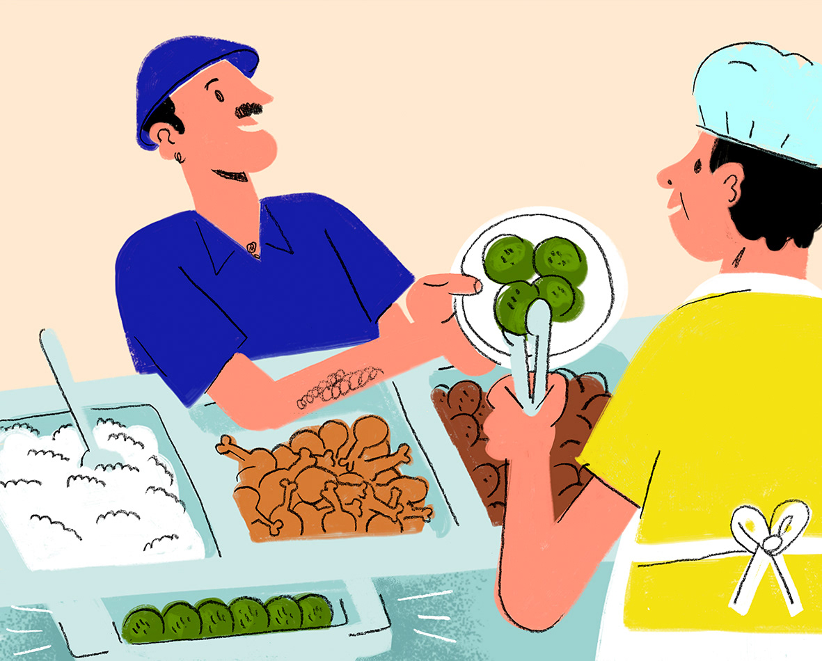 ILLUSTRATION  food illustration Website Drawing  artwork