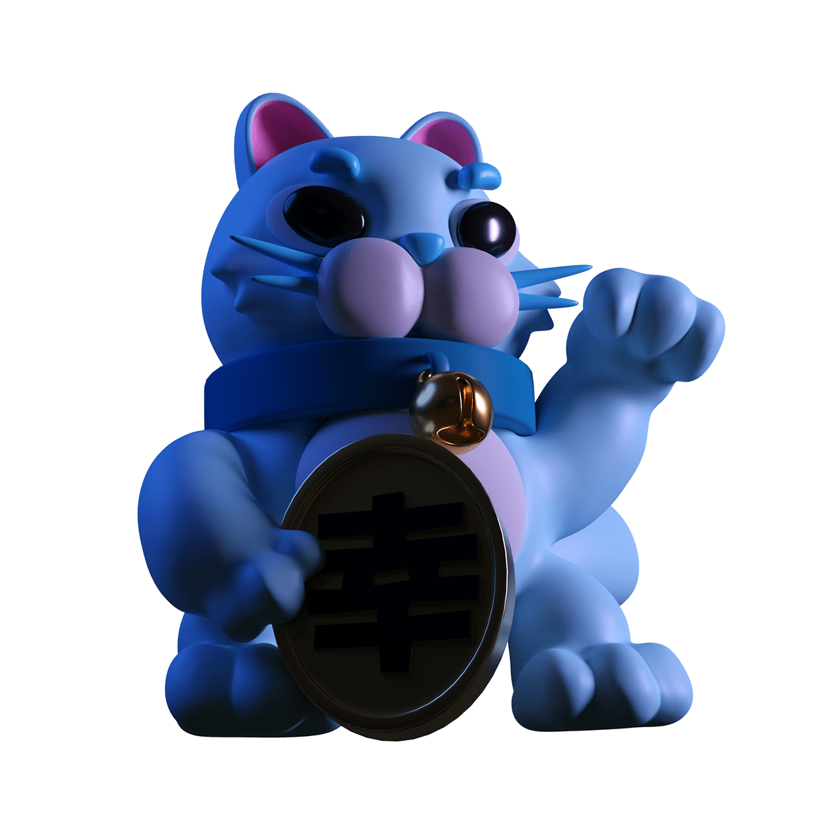 3D Cat Character Character design  digital illustration Gato ILLUSTRATION  neko personaje poster