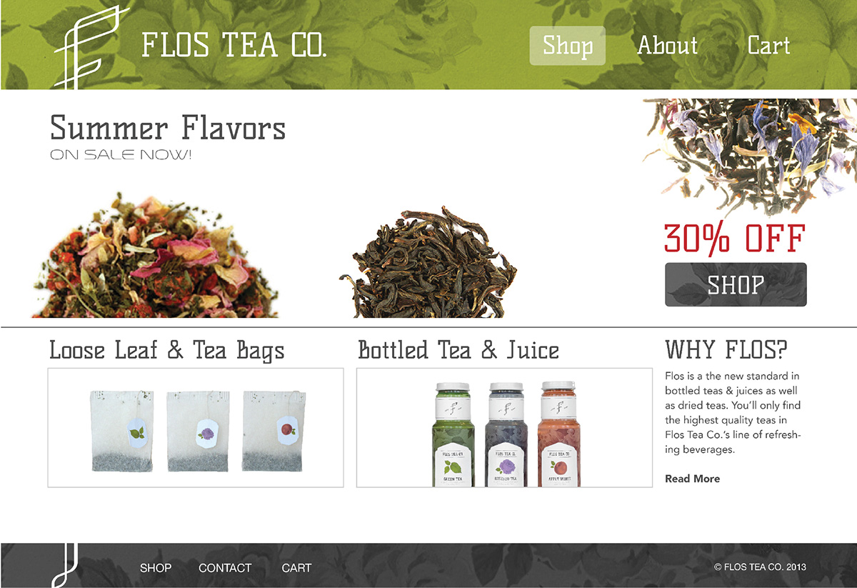 brand identity  tea package business card letterhead bottle floral envelope Web Website Flowers Food  beverage logo