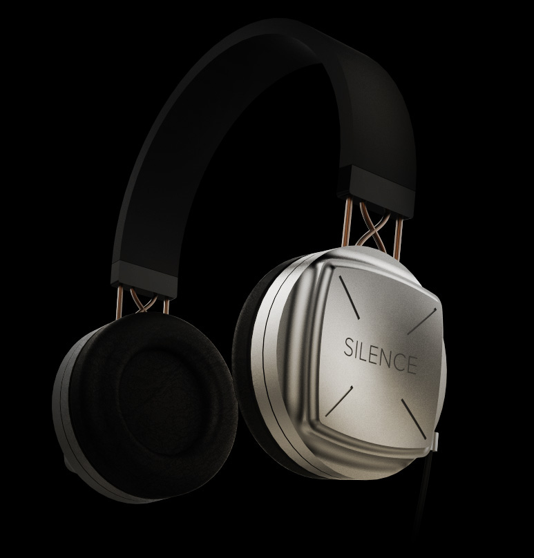 headphones 3D concept design