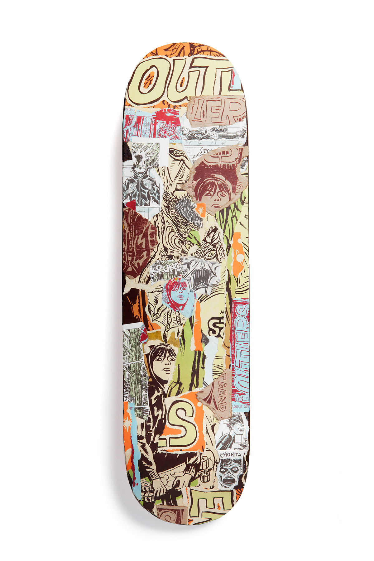 Skate Board The Outliers Comic Book art