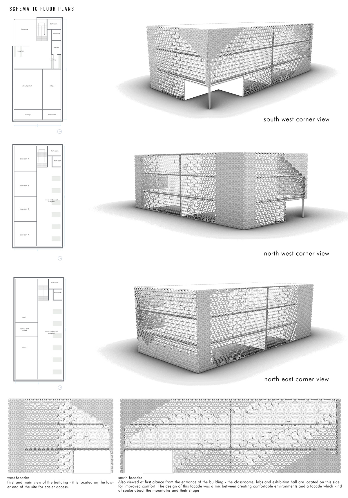 Andrea Calvo ARQUNIANDES design facade Grasshopper informed karamba3d structurally