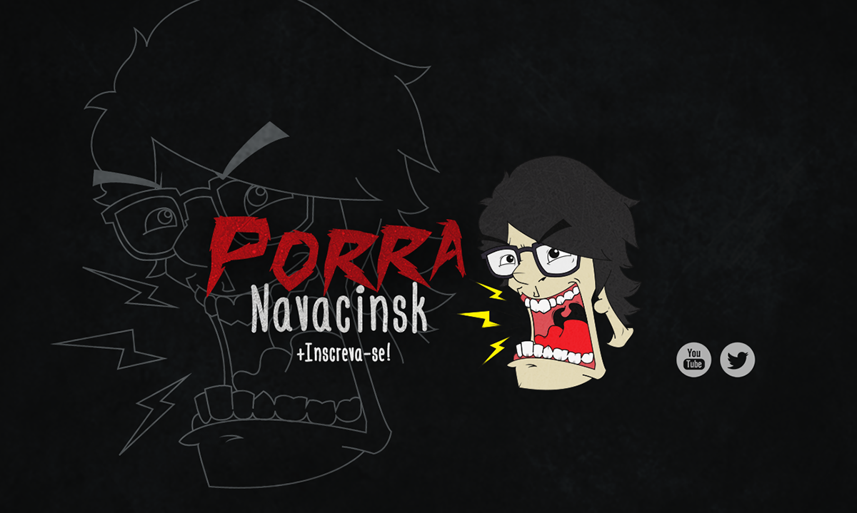Porra Navacinsk banner design cartoon Big Jack youtuber   drew Drio make me alive