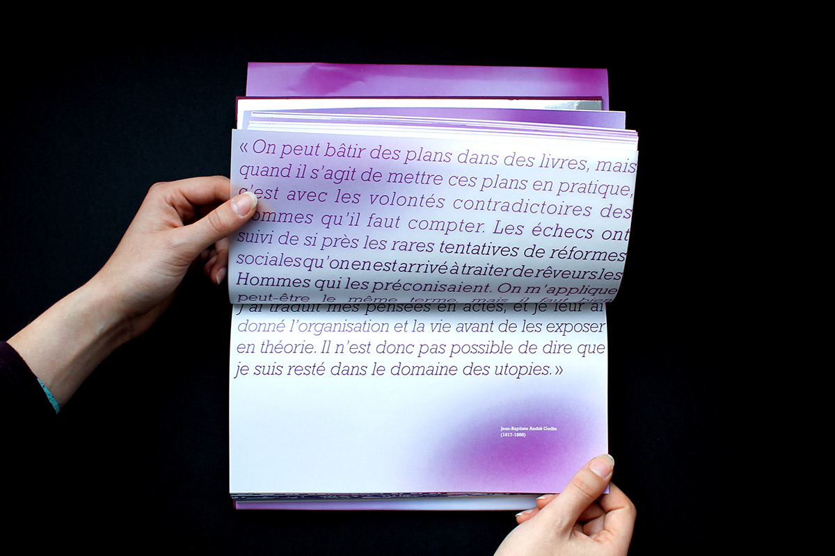 architecture utopie beau-livre edition phaidon purple editorial monochrome reliure utopia
