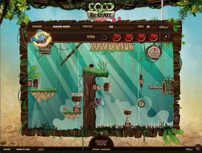 Adobe Portfolio andres  moncayo colombia New York Island game Games design Choco Pops juego interactive interactivo forest bosque