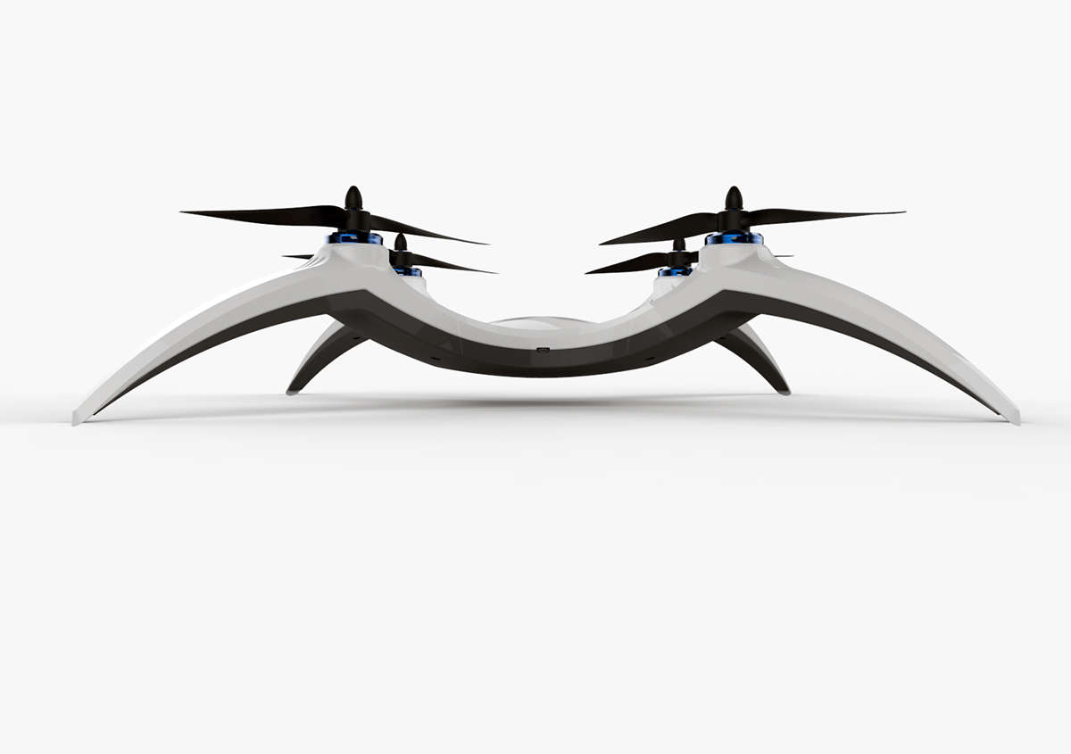drone quadcopter design concept