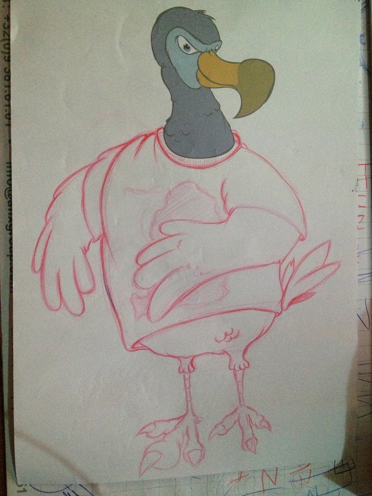 dodo bird angry