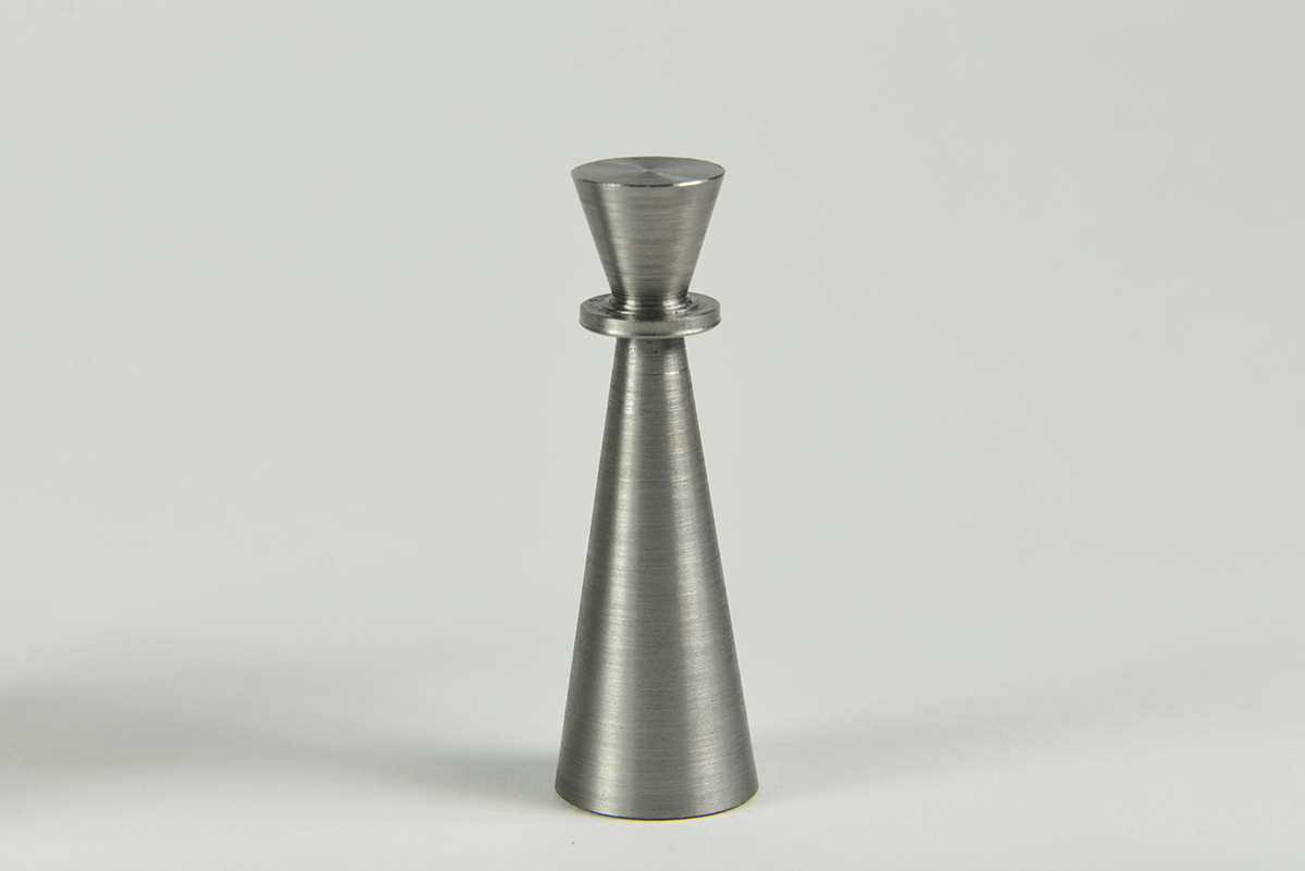 chess chess pieces cold-rolled steel Metal Fabrication metal lathe press-fitting minimal dean robinson risd cad