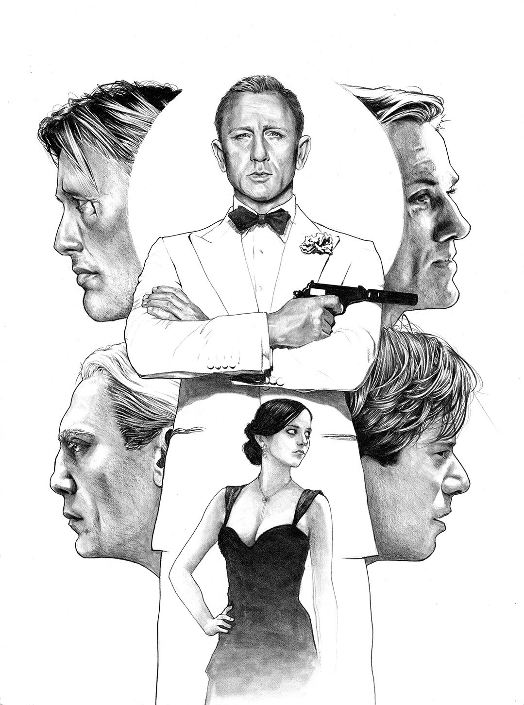 James Bond  Drawing Skill