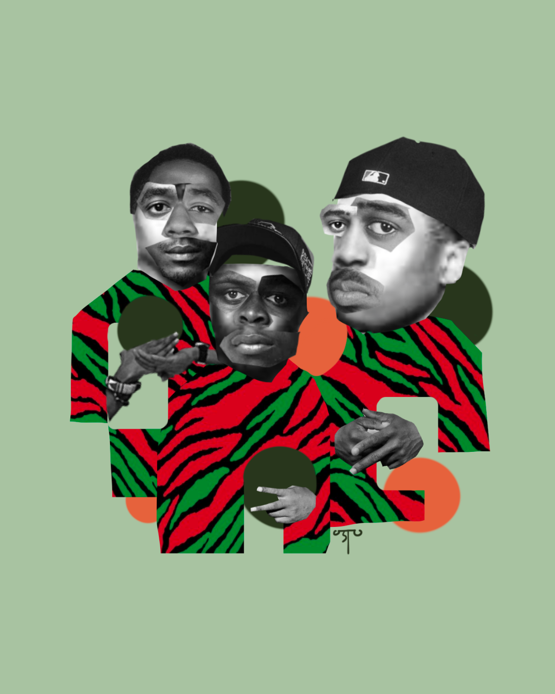 a tribe called quest collage alishaheedmuhammed hip hop phifedawg QTip