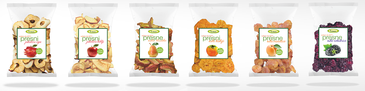 bags brand dry fruit stickers