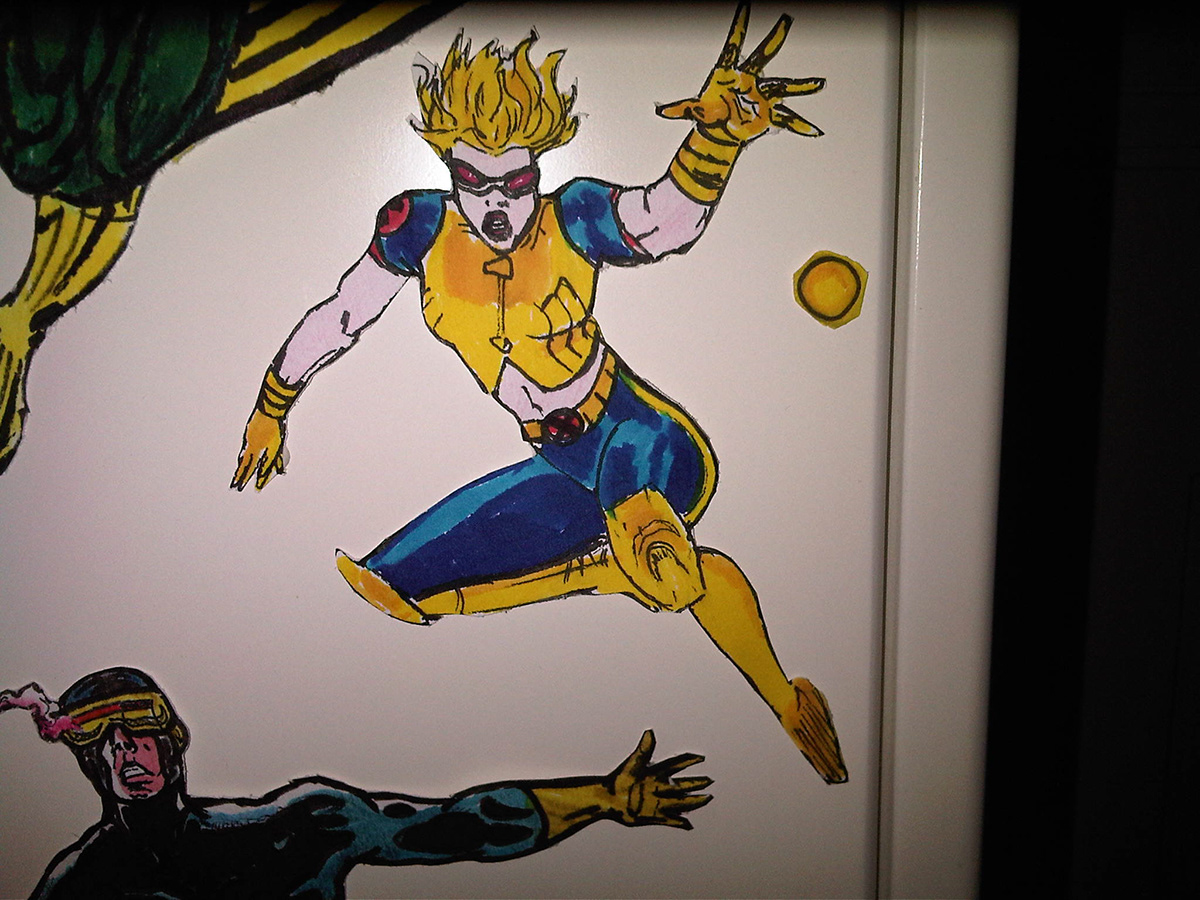 super heroes X Men Cartoons drawings kids Collection